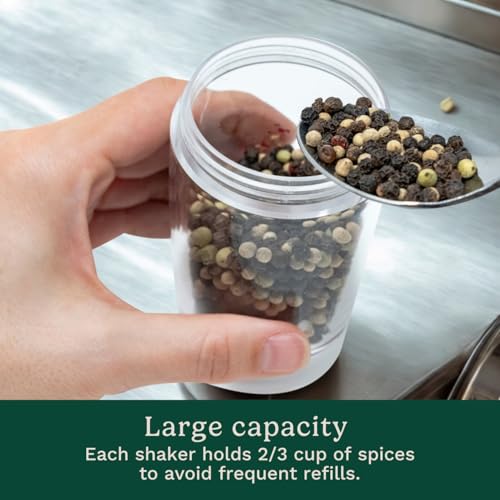 Gravity Salt and Pepper Grinder Set (8"x2")