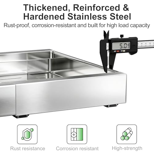 Pull out Cabinet Organizer (Silver / 21"D×12"-20"W(2 Pack))