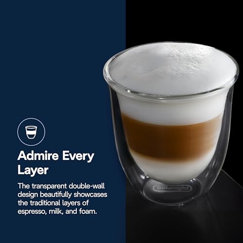 America 5513296661 Creamy Collection Double Walled Thermo Cappuccino Glasses (s/6 cappuccino glasses)