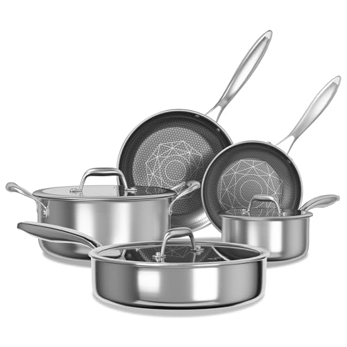 Hybrid Stainless Steel Cookware Set (8 Count)