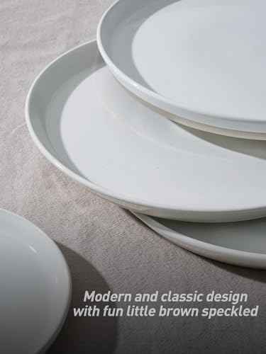 Saturn Stoneware Dinnerware Set with Pasta Bowl (16 Count)