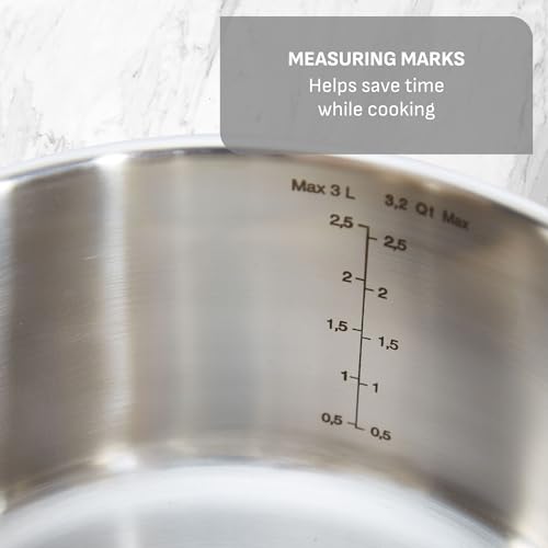 Gourmet 15 Piece Stainless Steel Pots and Pans Set