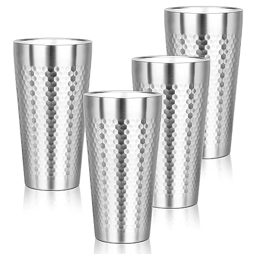 Metal Cup 19 oz Insulated Tumbler (diamond-patterned / 19oz,4pcs)