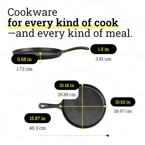 Cast Iron 4 Piece Set (4 Piece / Cookware Set)