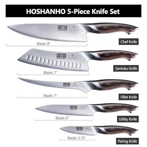 5 Pieces Knife Set (5 Count)
