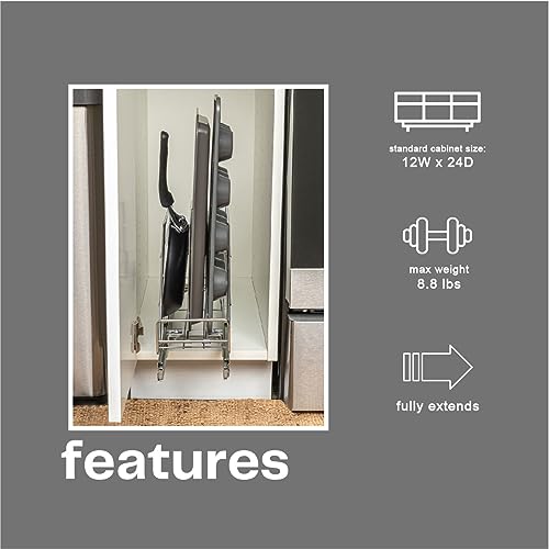 Glidez Multipurpose Chrome (Single Tier / 5" - Extended)