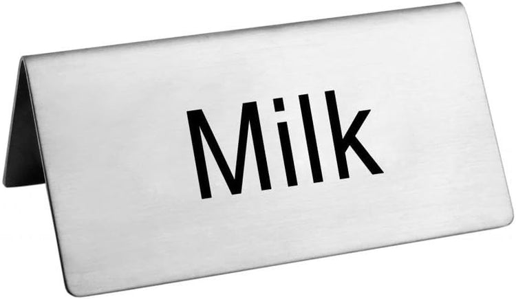 Stainless Steel Table Tent Sign (6 Count)