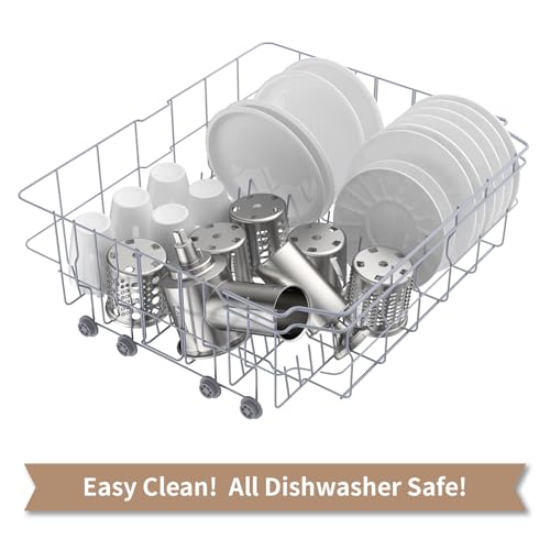 Stainless Steel Slicer Shredder Attachment for KitchenAid Stand Mixer (5 Blades)