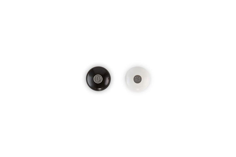 Salt and Pepper Mill Set (Large / Black/White)