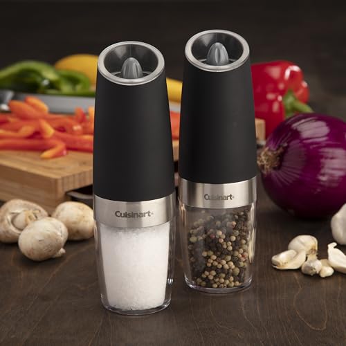 Gravity Salt and Pepper Grinder Set (8"x2")