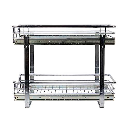 Chrome Plated Steel Dual (Dual Slide / 15" - Extended)