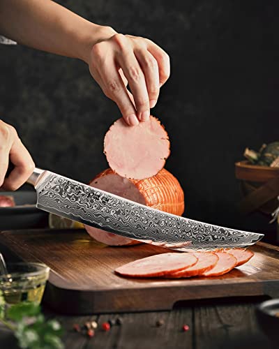 10 Inch Slicing Knife with Granton Edge