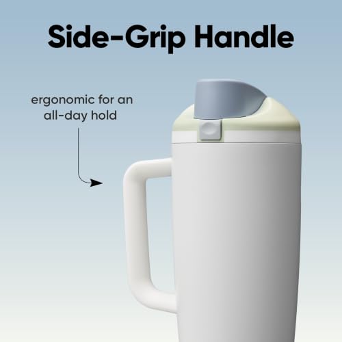 FreeSip Tumbler Stainless Steel Water Bottle 30 oz Iced Breeze (Iced Breeze / 30.1 Ounces)