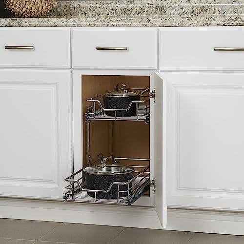 Chrome Plated Steel Dual (Dual Slide / 11.75" - Extended)