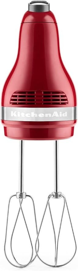 KitchenAid 5 Ultra Power Speed Hand Mixer - KHM512,Empire Red,(Pack of 2)