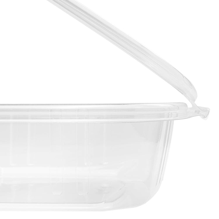 24oz 200 ct PET Clamshell Square Deli Containers (200 Count)