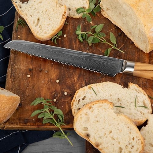 Magnetic Kitchen Knife Block Set (7 Count)