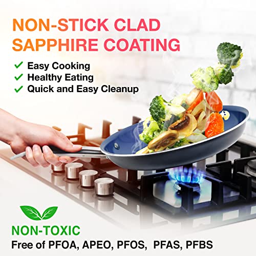 Mueller Sapphire UltraClad Kitchen Induction Pots and Pans Set