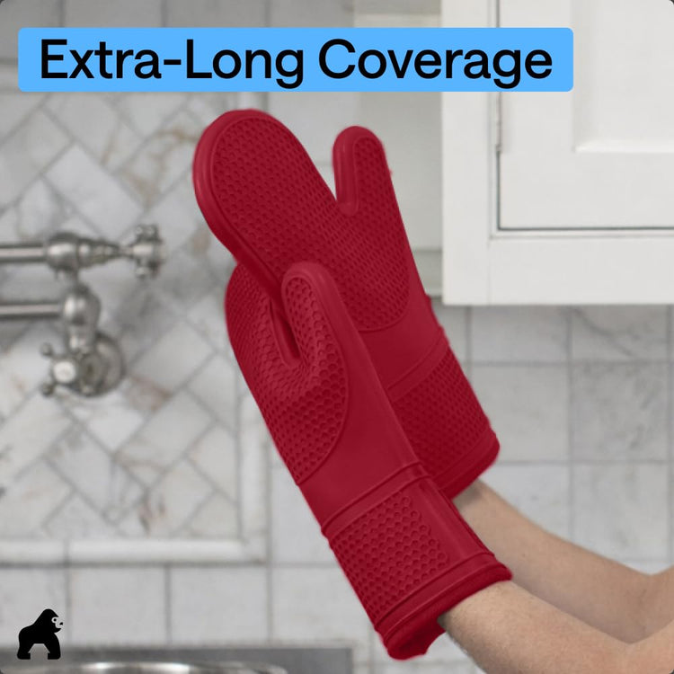 BPA Free Soft Silicone Oven Mitts