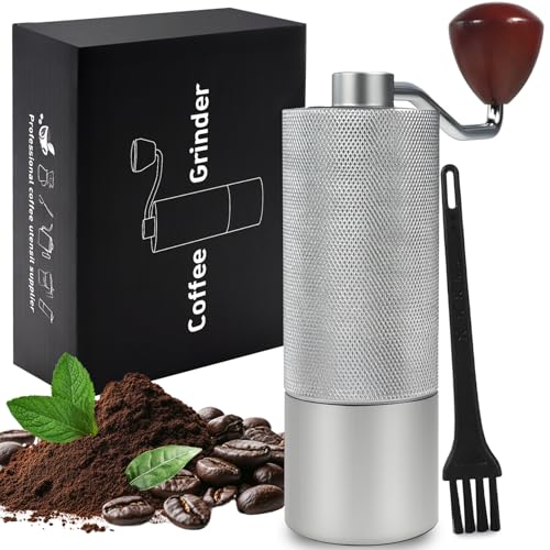 Manual Coffee Grinder Gift Box Non (Non-detachable / Silver)