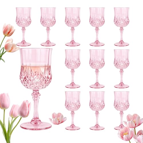 12Pack Plastic Wine Glasses (12 Count)