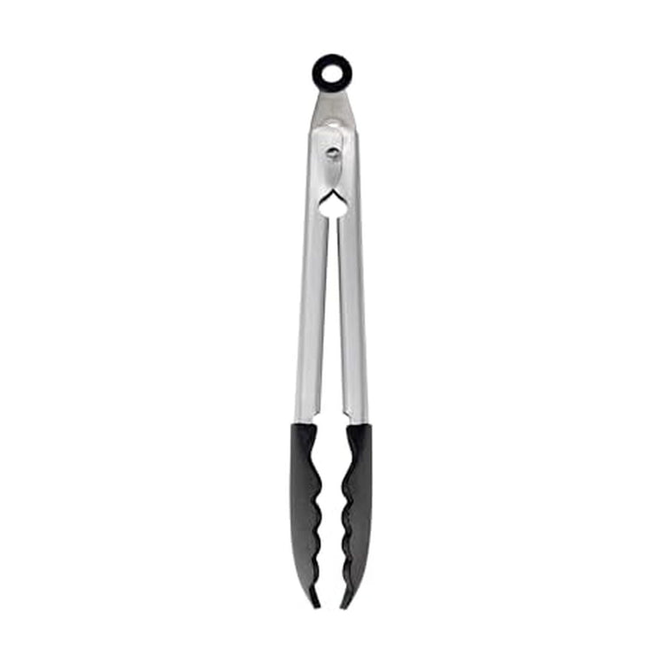 Silicone Tipped Stainless Steel Tongs