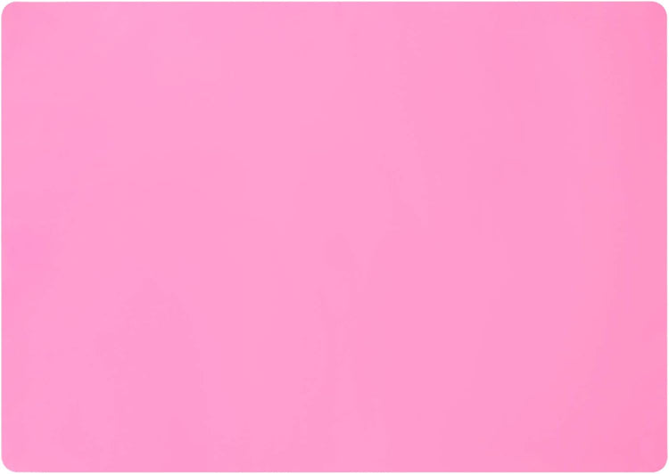Gartful Extra Large Silicone Mats for Countertop, 28" by 20" Multipurpose Mat, Counter Table Protector, Desk Saver Pad, Placemat Nonstick Nonskid Heat-Resistant Pad, Pink