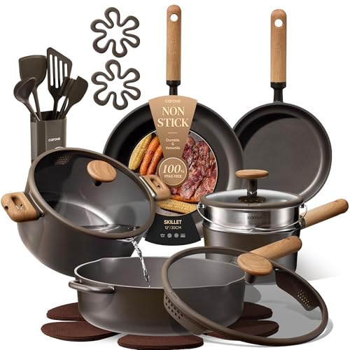 21pcs Nonstick Pots and Pans Set