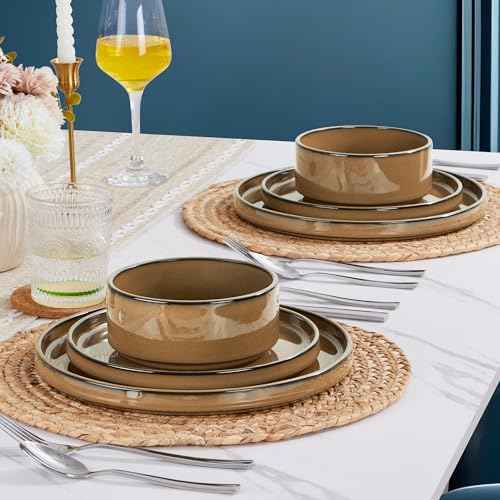 24 Piece Stoneware Dinnerware