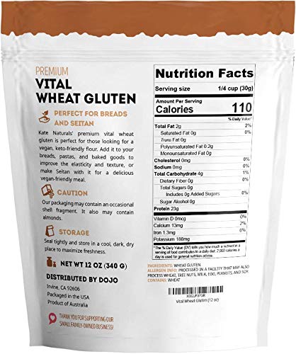 Vital Wheat Gluten for Bread Making (12 Ounce)