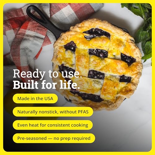 Pre Seasoned Cast Iron Skillet (Skillet / 9-inch)