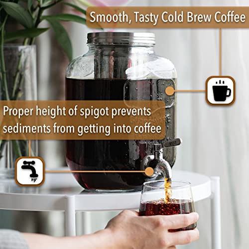BTaT 1 Gallon Cold Brew Coffee Maker (Steel)