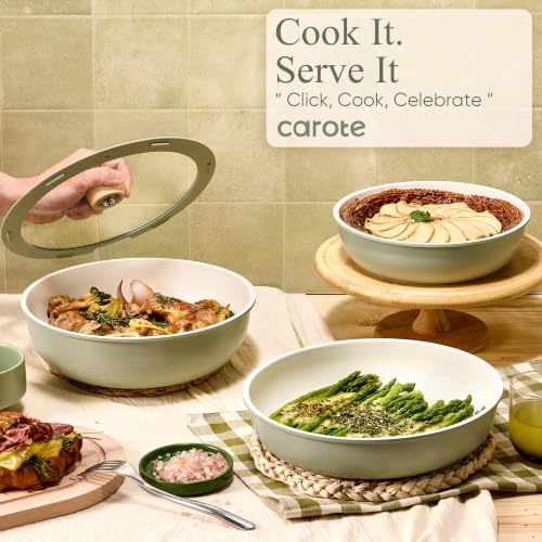 19pcs Pots and Pans Set Non Stick (11 Count)