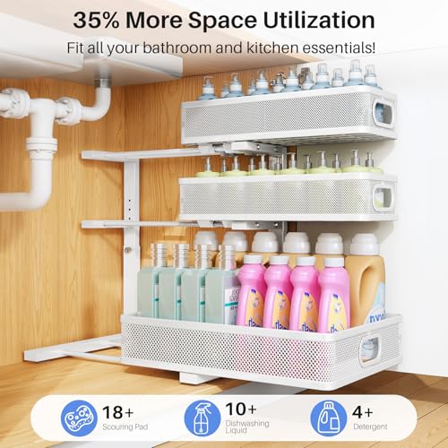 Under Sink Organizer (1-Pack / White)