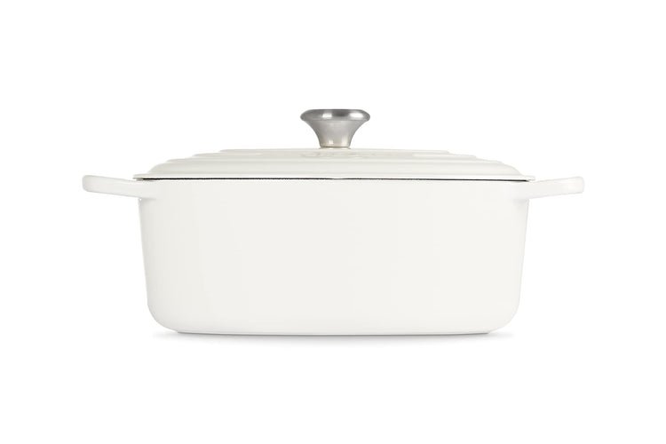 Enameled Cast Iron Oval Dutch Oven