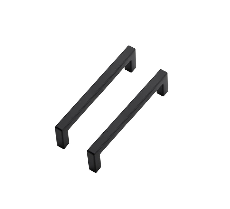 Matte Black Cabinet Handles Solid Cabinet Pulls (5 Count)