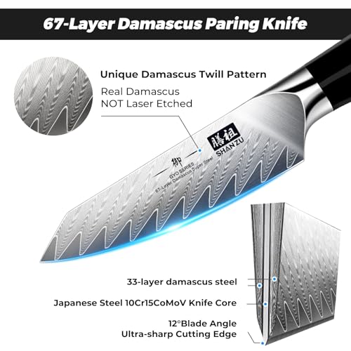 Damascus Paring Knife