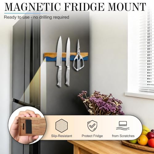 16" Magnetic Knife Holder for Wall (Blue)