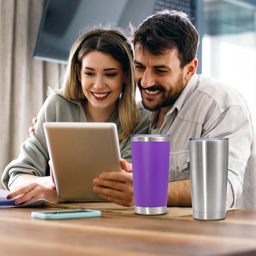 20 oz Tumbler Insulated Tumblers Stainless Steel Coffee Mug (Stainless Steel)