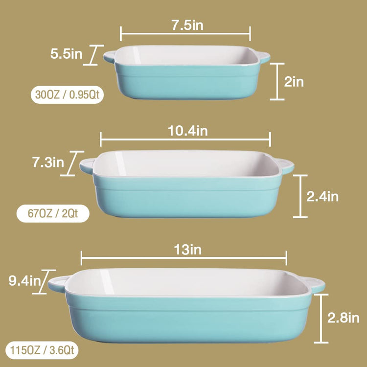 Sweejar Casserole Dishes for Oven