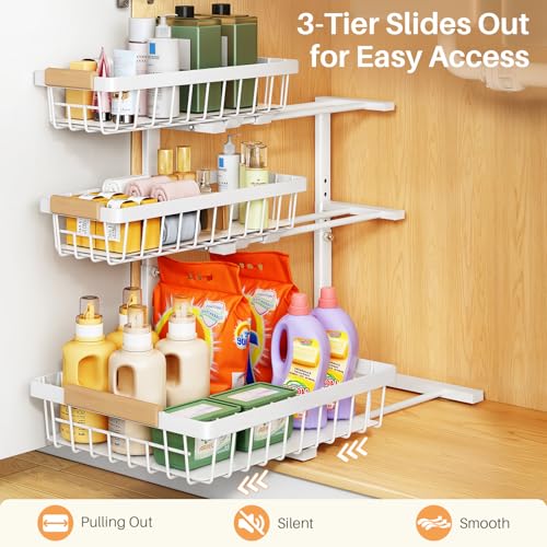 Under Sink Organizer (2-Pack / White)