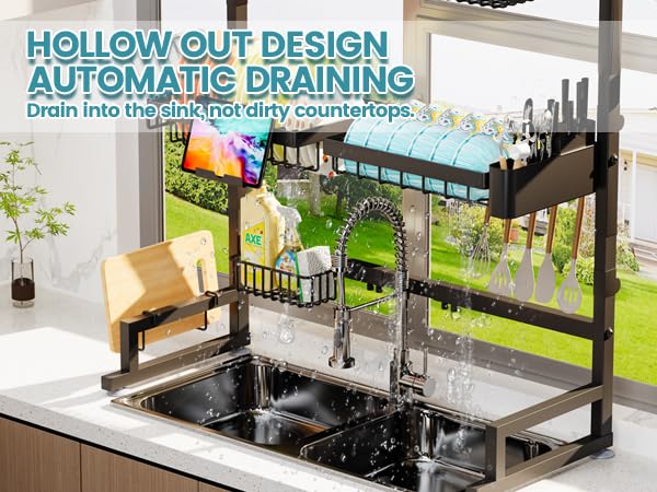 Over The Sink Dish Drying Rack