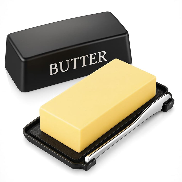 Butter Dish With Cover And Knife