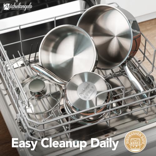 1 Quart Stainless Steel Saucepan with Lid