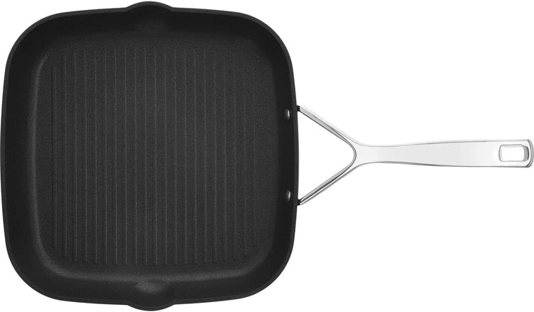 Demeyere AluPro 11-inch Aluminum Nonstick Perfect Pan Grill Pan - Nestoria