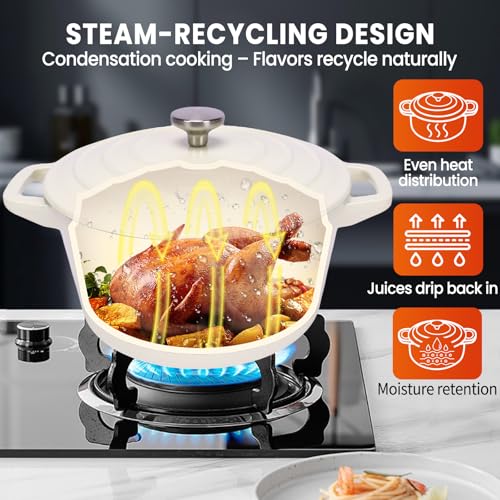 5 Piece Enameled Cast Iron Skillet Set