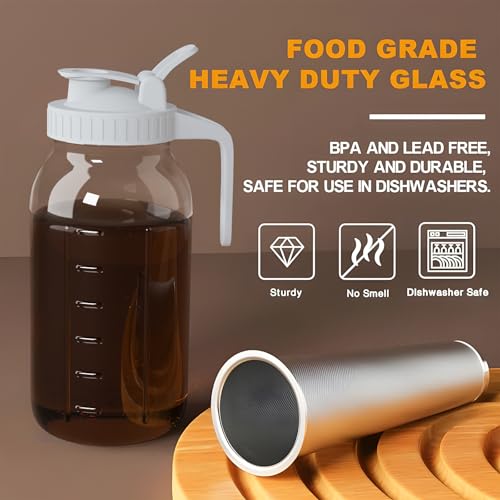 Cold Brew Coffee Maker (64 Ounces / White)