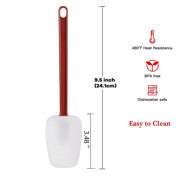 Commercial Spoonula Rubber Spatula Set (2 Count)