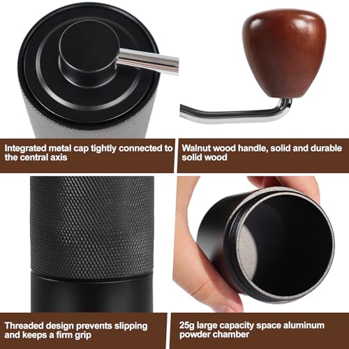 Manual Coffee Grinder Gift Box Non (Non-detachable / Black)