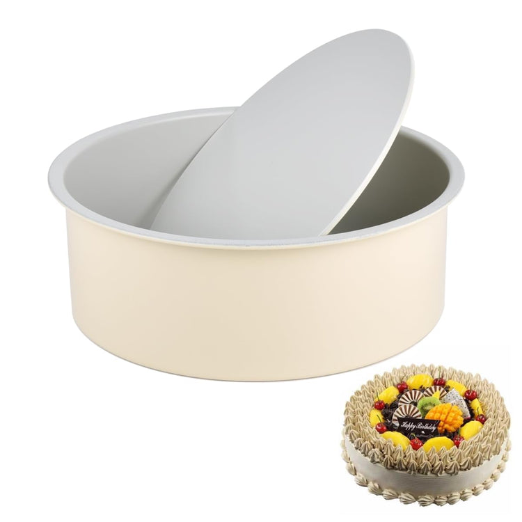 8 inch Cake Pan Removable Bottom Carbon Steel with Nonstick Coating Chiffon Cake Tin Round Shaped Cheese Cake Mould for Baking